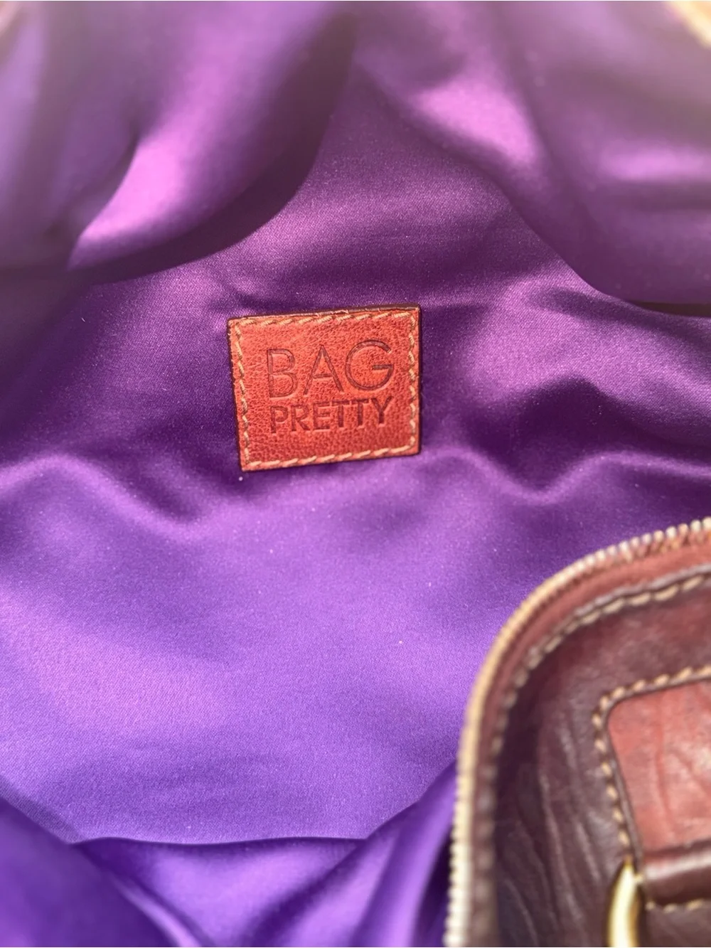 Dolce & Gabbana Dark Brown Leather Duffel with Gold Buckle Accents